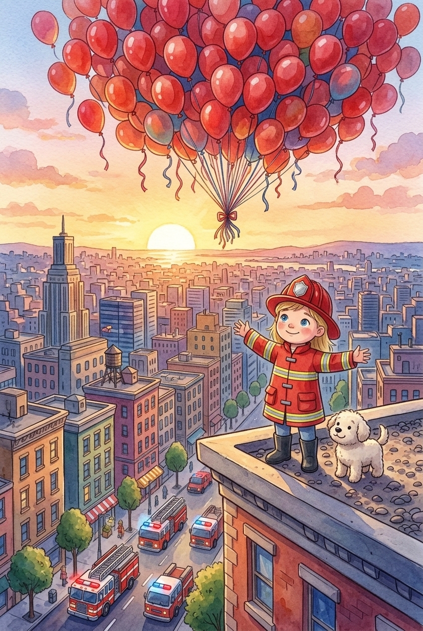 Milas großes Abenteuer mit dem roten Ballon
